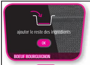 MOULINEX COOREO CONNECT - MENU RECETTES : (SUITE) - 4