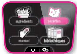 MOULINEX COOREO CONNECT - MENU INGRÉDIENTS : - 9