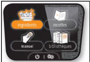 MOULINEX COOREO CONNECT - menu ingrédients - 1