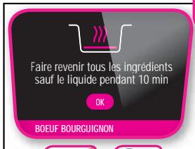 MOULINEX COOREO CONNECT - MENU INGRÉDIENTS : - 23