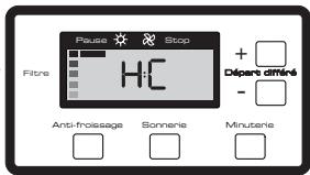 BRANDT EFE 8333 F - Départ différé d'un programme : - 2