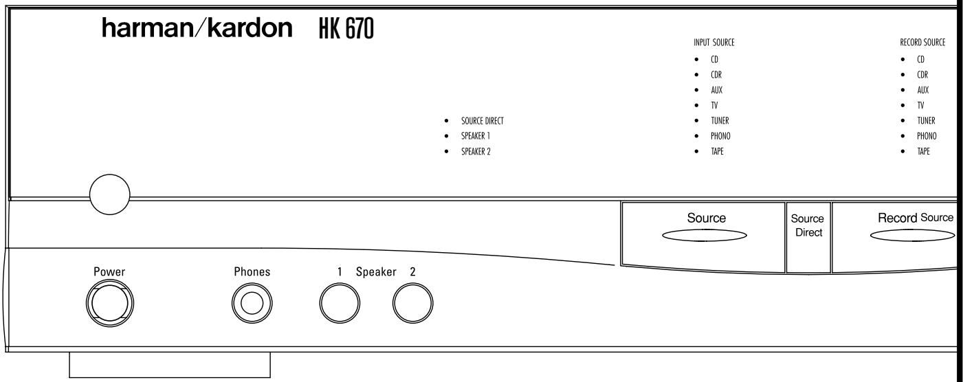 HARMAN KARDON HK 670 NOIR - HK670 amplificateur intégré - 1