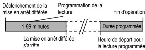 BOSER AM3 + X-HM50 - Mise en arrêt différée et lecture programmée : - 1