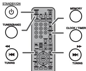 BOSER AM3 + X-HM50 - Réglage de l'horloge (Seulement par télécommande) - 1