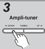 ONKYO CONCERTO 1 - Presse le bouton [TUNING mode] de sorte que le témoin AUTO apparaisse à l'écran ou disparaisse. - 1