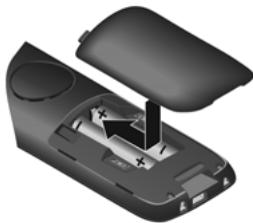 GIGASET C570A SOLO - Insertion des batteries - 3