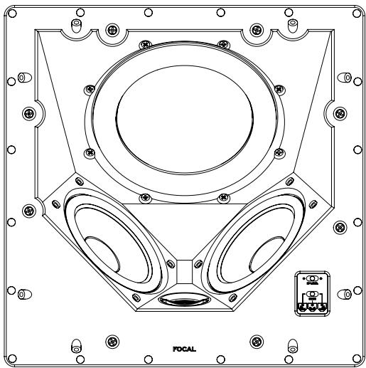 FOCALE Encastrable100OD8NOIR - 1