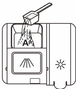 DARTY FP127ADS - Réglage du bac à produit de rinçage - 2