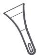 INDESIT I55TM4110X1 - Spatule en plastique - 1