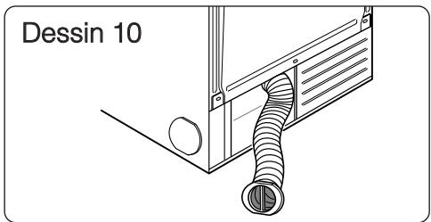 BRANDT ETE 123 F - Modification de la sortie d'air - 3