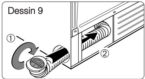 BRANDT ETE 123 F - Modification de la sortie d'air - 2