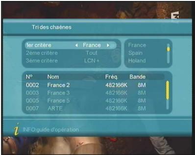 VISIOSAT TVT 250 USB PLUS - Recherche avancée - 1