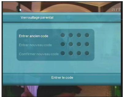 VISIOSAT TVT 250 USB PLUS - Verrouillage parental - 1