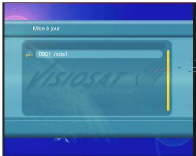 VISIOSAT TVT 250 USB PLUS - Menu principal - 1