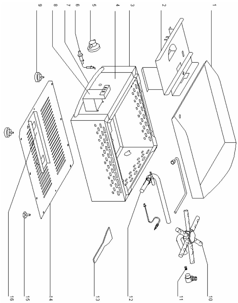 ROLLER GRILL PCG 6000 - Contenu du CARTON d'emballage - 1