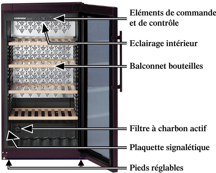 LIEBHERR WKES4177 - Description de l'appareil et de ses aménagements - 1