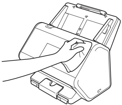 BROTHER ADS-2400N - Nettoyage de l'extérieur de l'appareil - 1