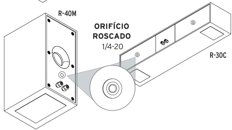 KLIPSCH HIFIR-800F - MONTAGEM NA PAREDE - 2