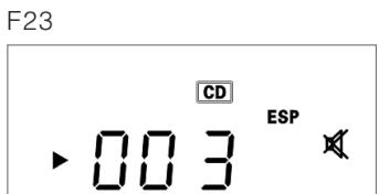PROLINE CD 1504 USB - Désactivation de la SORTIE AUDIO (depuis la télécommande) - 1