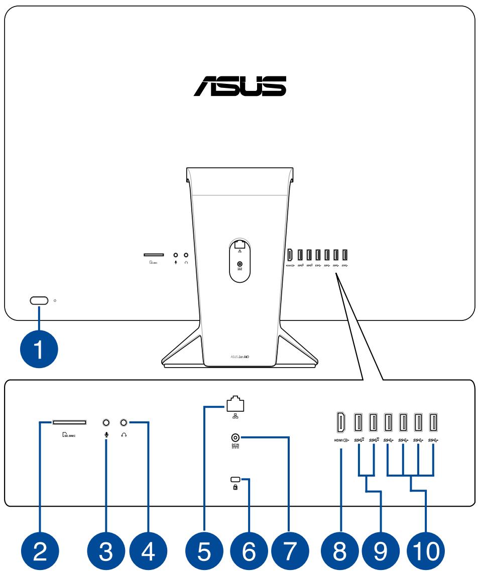 ASUS ZN220iCUK-RAO12T - Vue arrrière - 1