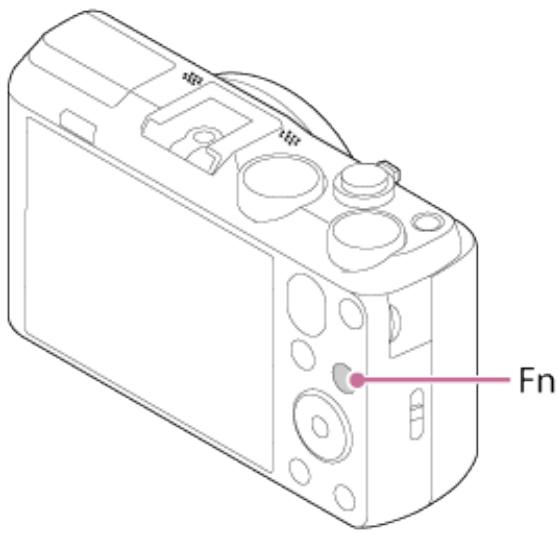 SONY HX60 - Utilisation du bouton fn (fonction) - 1