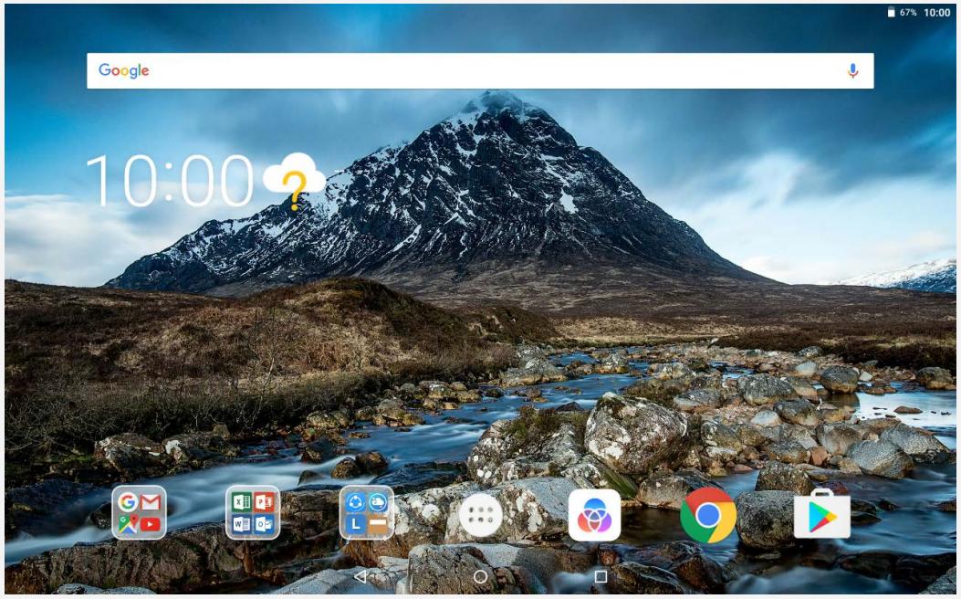 LENOVO TAB4 1OPLUS - X740F - Écran d'accueil - 1
