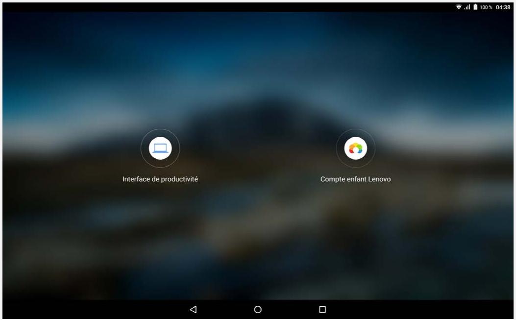 LENOVO TAB4 1OPLUS - X740F - Utilisation de l'interface de productivité - 1
