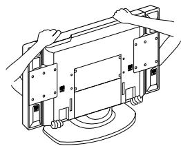 HITACHI 28LD5200 - Précautions à prendre lorsque l'on déplace l'écran - 1