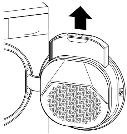 BRANDT EFH703FCO - Nettoyer le filtre à peluches : - 1