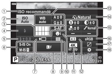 OLYMPUS E-M10 MKIV NU ARGENT - Super panneau de commande LV - 1