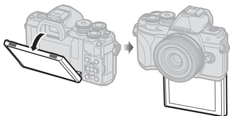 OLYMPUS E-M10 MKIV NU ARGENT - Ouvrez I'ecran vers le bas. - 1