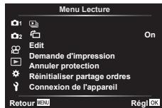 OLYMPUS E-M10 MKIV NU ARGENT - Menu Lecture - 2