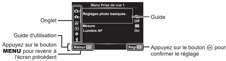 OLYMPUS E-M10 MKIV NU ARGENT - Fonctions non selectionnables dans les menus - 1