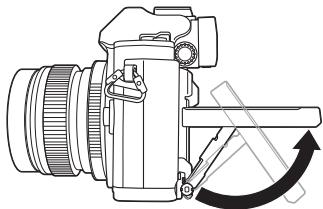 OLYMPUS E-M10 MKIV NU ARGENT - Rotation de l'écran : mises en garde - 1