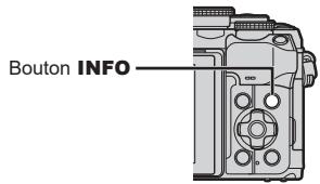 OLYMPUS E-M10 MKIV NU ARGENT - Modifier l'affichage des informations - 1