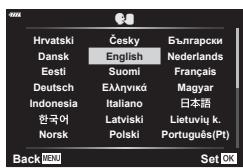 OLYMPUS E-M10 MKIV NU ARGENT - Choix d'une langueue - 2