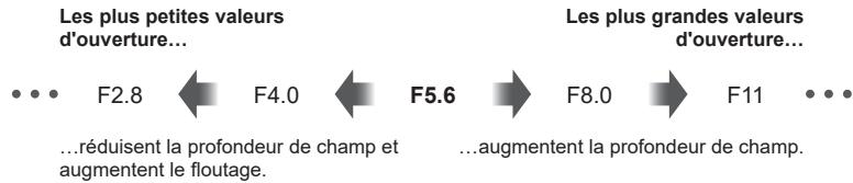 OLYMPUS E-M10 MKIV NU ARGENT - Choix de l'ouverture (mode Priorité ouverture) - 1