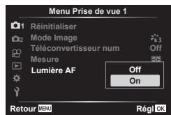 OLYMPUS E-M10 MKIV NU ARGENT - Fonctions non selectionnables dans les menus - 4