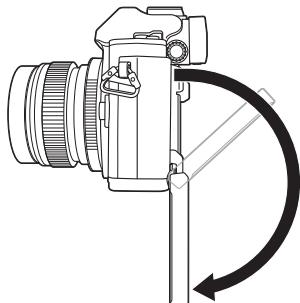 OLYMPUS E-M10 MKIV NU ARGENT - Rotation de l'écran : mises en garde - 2