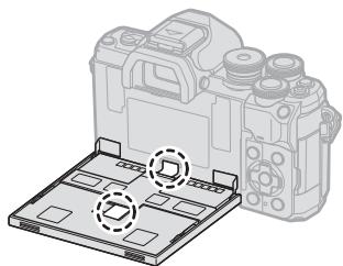 OLYMPUS E-M10 MKIV NU ARGENT - Rotation de l'écran : mises en garde - 3