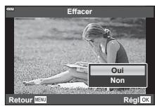 OLYMPUS E-M10 MKIV NU ARGENT - Effacement des images - 2