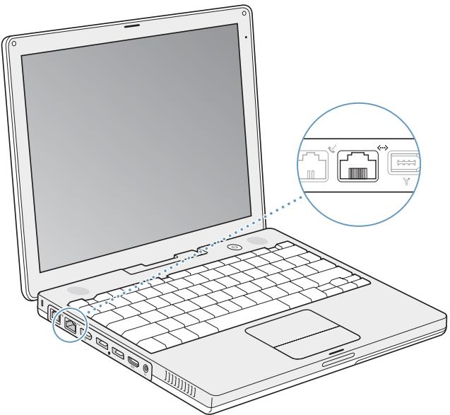APPLE iBook G4 - Ethernet (10/100base-t) - 1