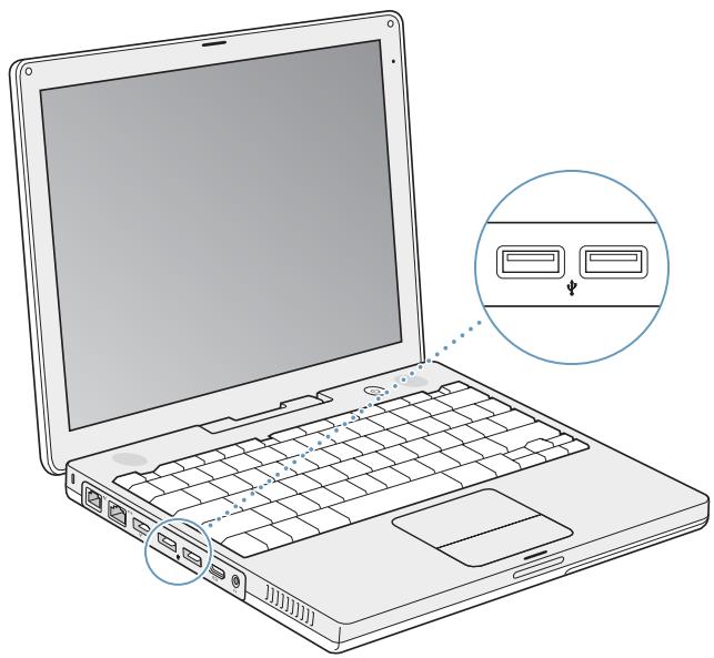 APPLE iBook G4 - USB (universal serial bus) - 1