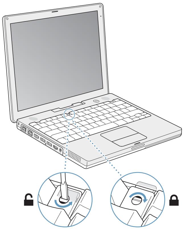 APPLE iBook G4 - Remise en place du clavier et de la batterie - 2