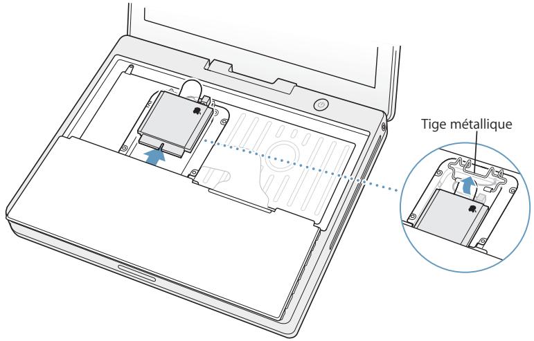 APPLE iBook G4 - Pour installer de la mémoire supplémentaire : - 1