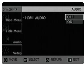 SAMSUNG HT-X620T/XE - PARAMÉTRAGE DE L'INTERFACE HDMI AUDIO - 2