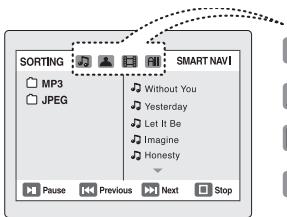 SAMSUNG HT-X620T/XE - Pour lire un fichier dans l'écran du menu, - 1