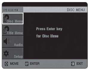 SAMSUNG HT-X620T/XE - Utilisation du menu du disque - 3