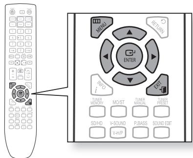 SAMSUNG HT-X620T/XE - Utilisation du menu du disque - 2