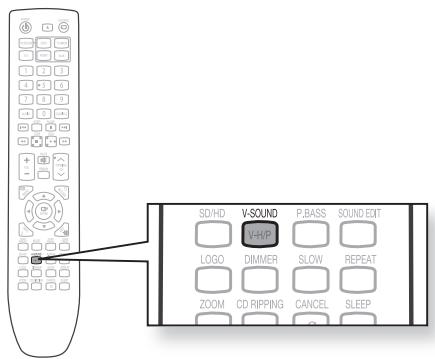 SAMSUNG HT-X620T/XE - V-SOUND (SON VIRTUEL) - 1
